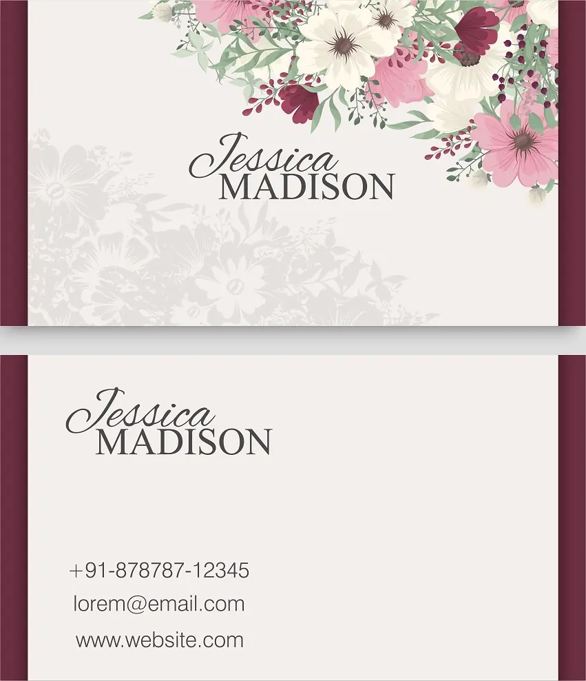 Weddings & Matrimonial Business Card 211