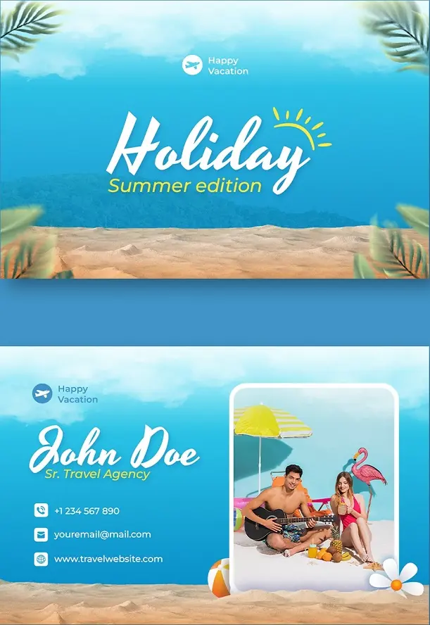 Travel & Tours Business Card 301