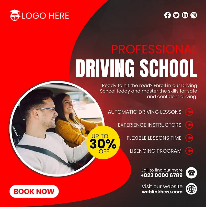 Driving School Flyer 271