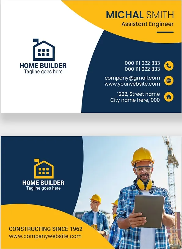 Heating & Air Conditioning Business Card 101