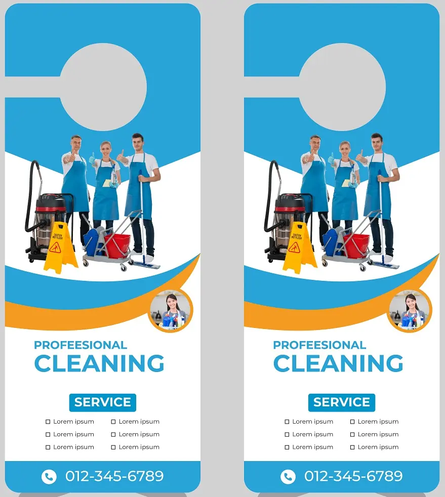 Cleaners Door Hanger 261