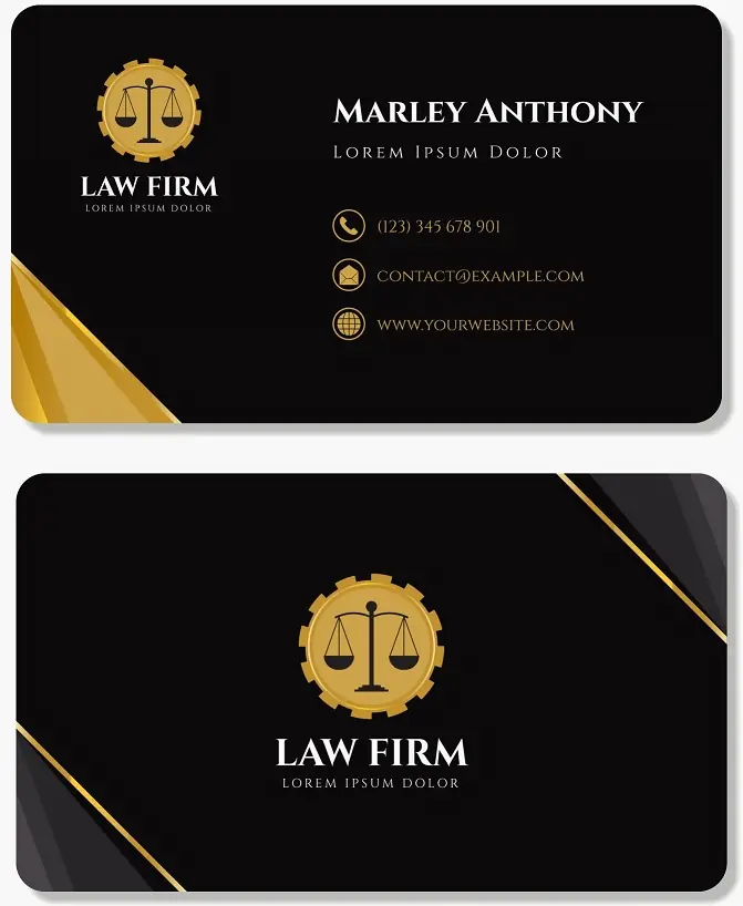 Law Firm Business Card 211