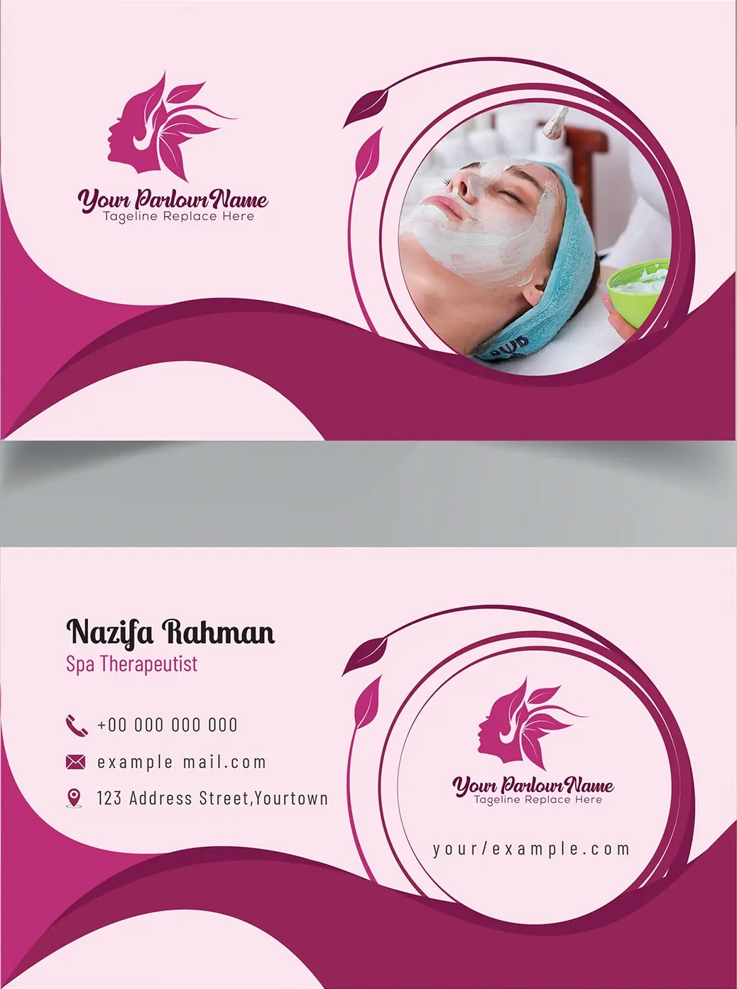 Salons & Spas Business Card 191