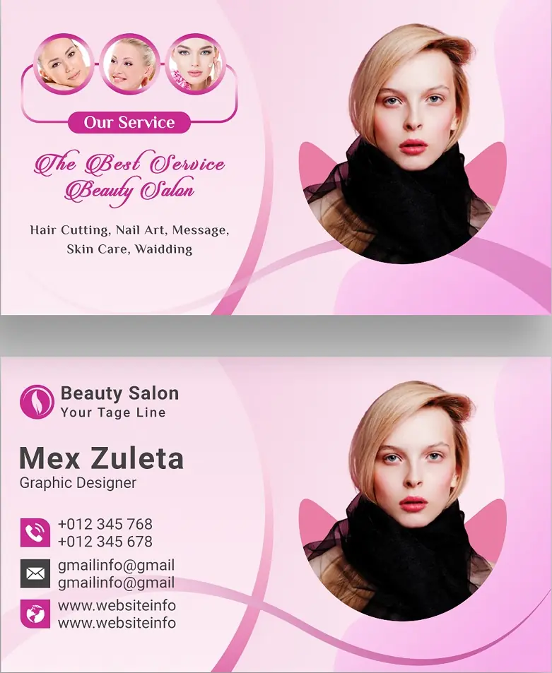 Salons & Spas Business Card 181