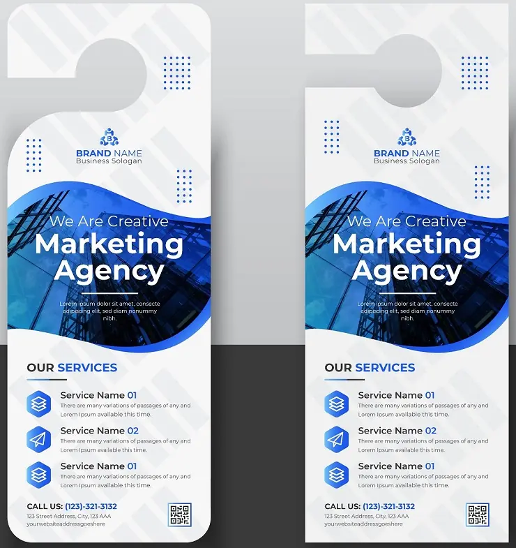 Finance Door Hanger 180