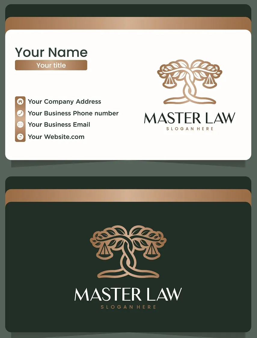 Law Firm Business Card 306