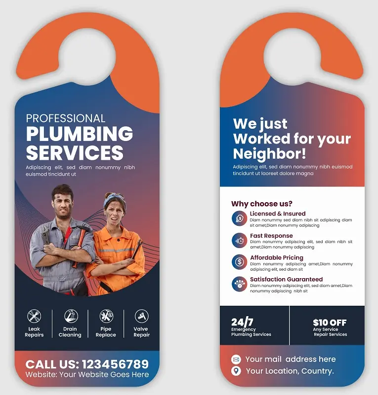 Roofers Door Hanger 131