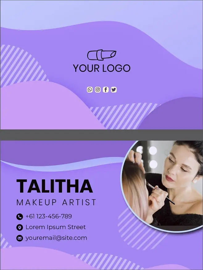 Salons & Spas Business Card 251