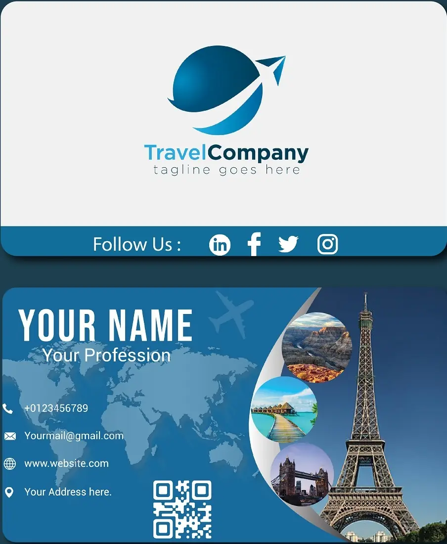 Travel & Tours Business Card 111