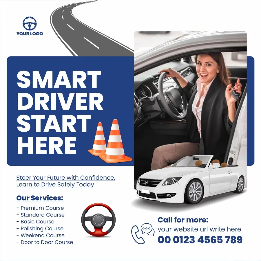 Driving School Flyer 241