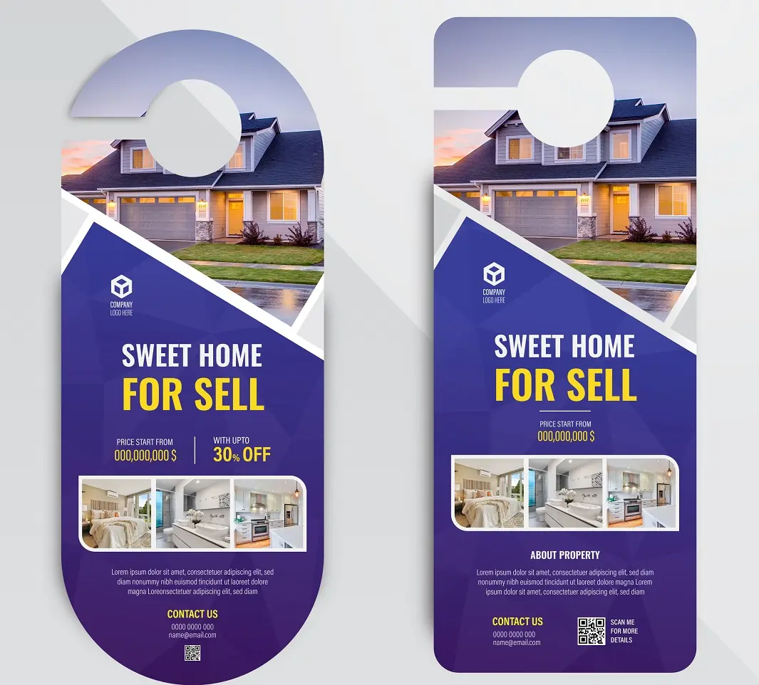 Real Estate Door Hanger 121