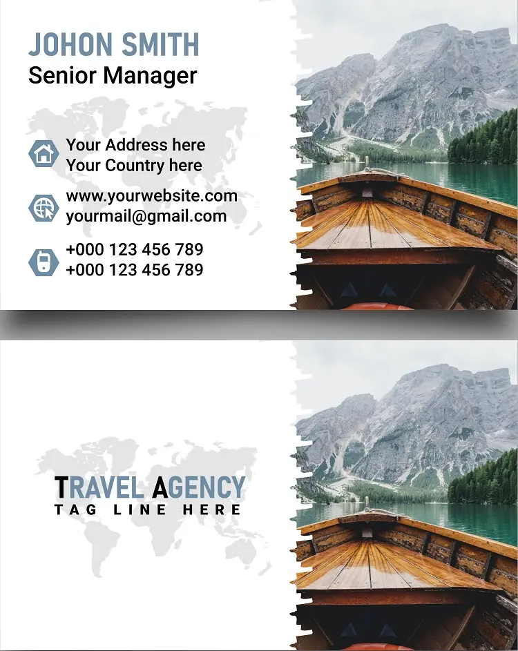 Travel & Tours Business Card 211