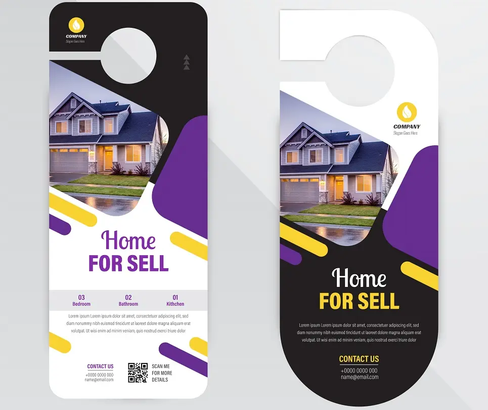 Real Estate Door Hanger 161