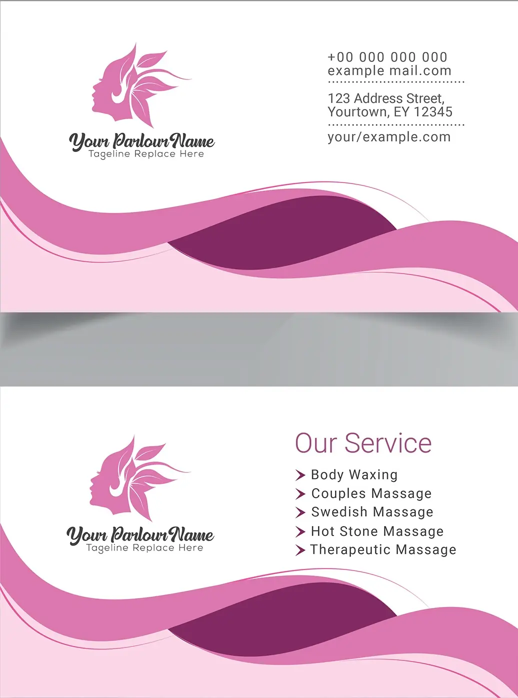 Salons & Spas Business Card 411