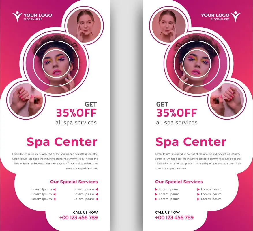 Salons & Spas Door Hanger 261