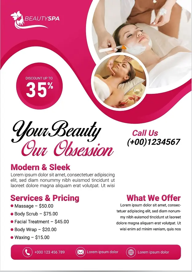 Salons & Spas Flyer 181
